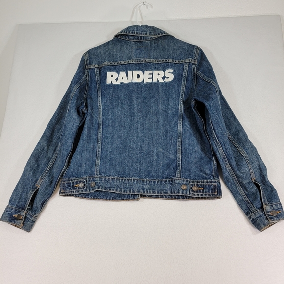 Levi’s Raiders Oakland Vegas Denim Jacket XL - Picture 2 of 16